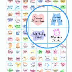 The Pregnancy Calendar Stickers
